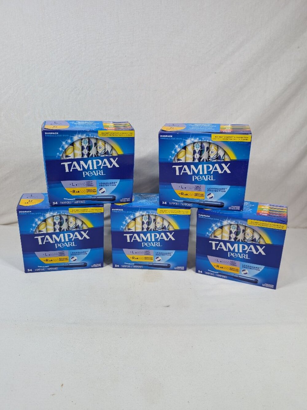 Tampons Tampax Pearl Lite & Regular